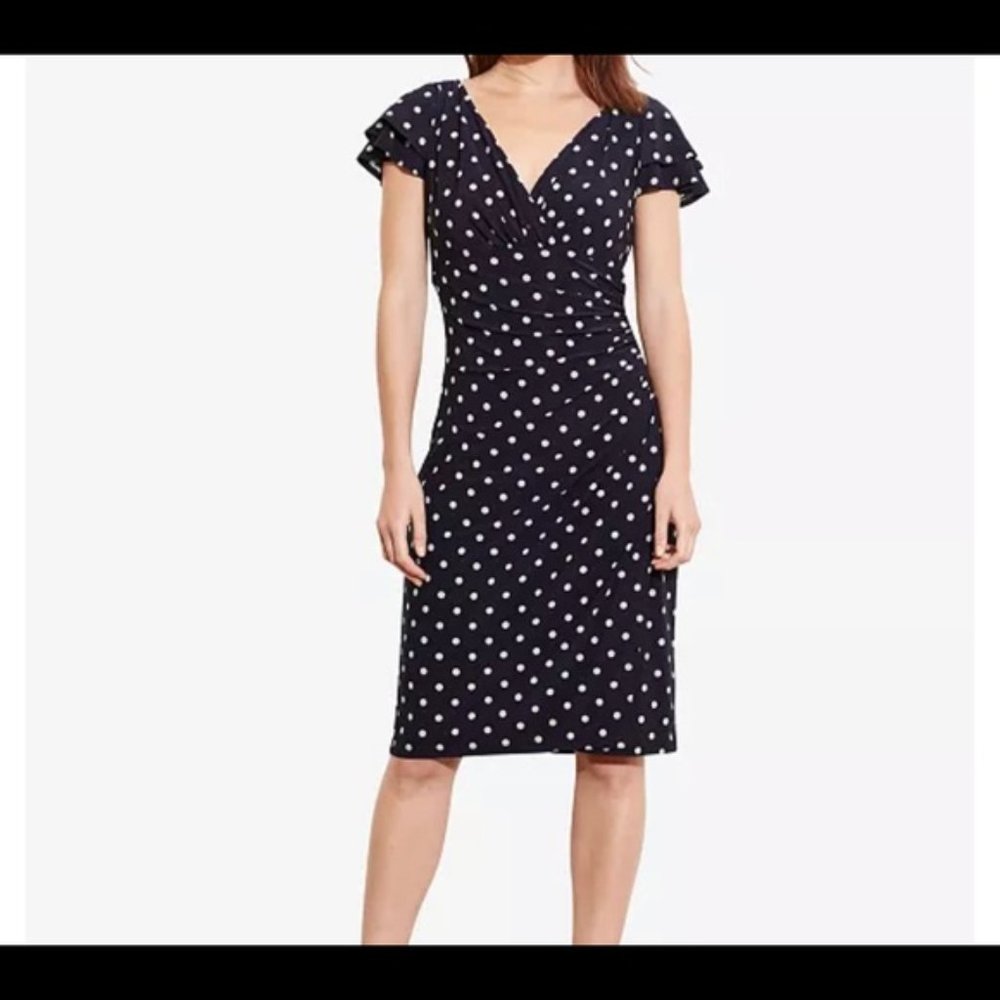 Ralph Lauren Polka Dot Dress--NWOT